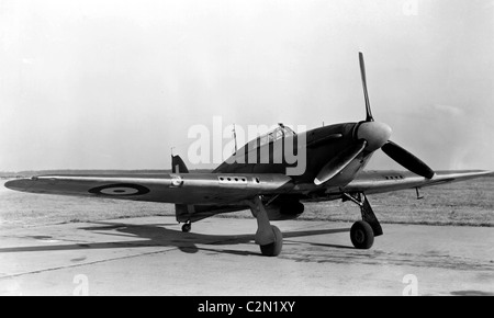 Hawker Hurricane est un avion de chasse monoplace Banque D'Images