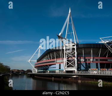 Le Millennium Stadium de Cardiff, Pays de Galles, Royaume-Uni Banque D'Images