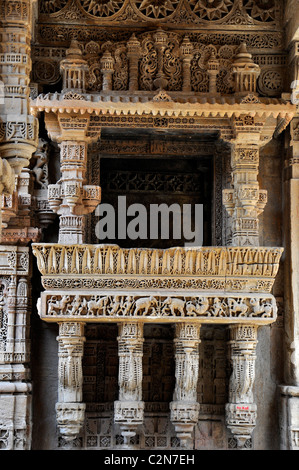 Cage ( Adalaj Vav) dans Gujarath, Inde Banque D'Images