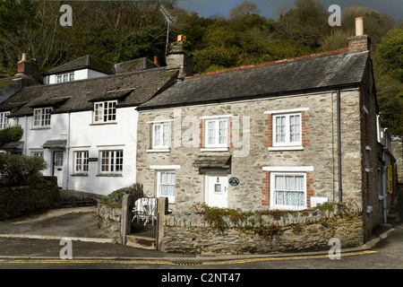 Jolie maison Cornish pittoresque pittoresque / Maisons / chalets / Maisons / Accueil / maison à Polperro, Cornwall. UK. Banque D'Images