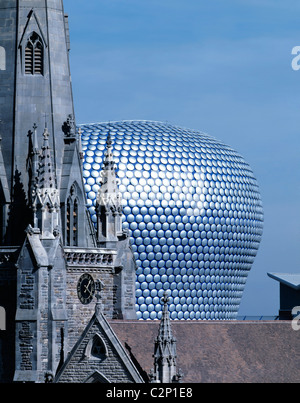 Grand magasin Selfridges, Birmingham. Façade de la cathédrale et de détail. Banque D'Images