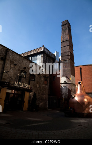 La distillerie Old Jameson Museum and Visitors Center, la ville de Dublin, Irlande Banque D'Images