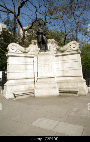 Isambard Kingdom Brunel monument de l'Embankment London England Banque D'Images