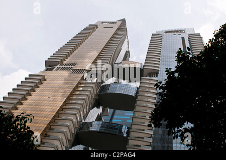 'Un' Shenton immeuble Shenton Way, Singapour Banque D'Images