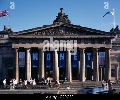 Le projet Playfair, National Galleries of Scotland, Édimbourg. L'entrée principale. Banque D'Images