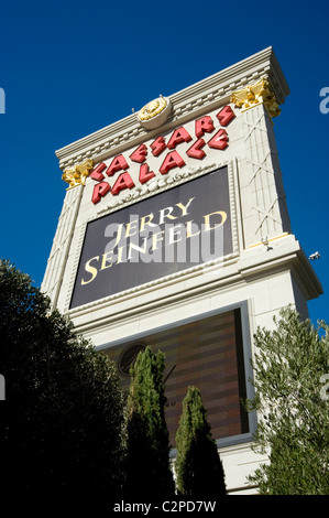 Caesars Palace inscrivez-vous comédien Jerry Seinfeld à Las Vegas, Nevada Banque D'Images