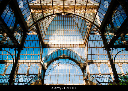 Palacio de Cristal, Madrid, Espagne Banque D'Images