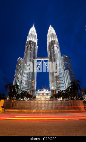 Les Tours Petronas, à Kuala Lumpur Banque D'Images