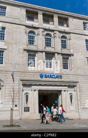 La Banque Barclays, North Street, les ruelles, Brighton, East Sussex, England, UK Banque D'Images