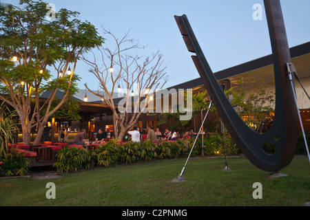 Le restaurant et le bar de sel à Marina Point. Cairns, Queensland, Australie Banque D'Images