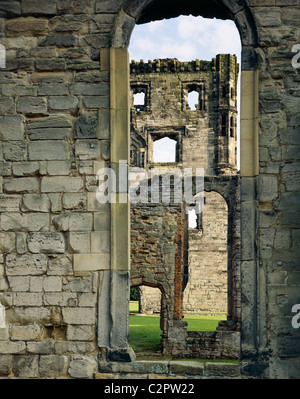 Château d'Ashby De La Zouch. Vue générale. Banque D'Images