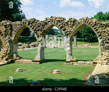 Hailes Abbey. Voir l'abbaye de. Banque D'Images