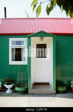 Petit cottage, l'Irlande du Nord. Banque D'Images