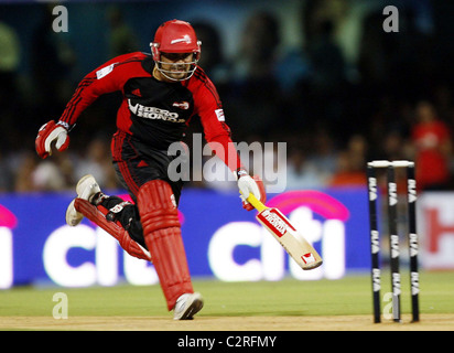 Virender Sehwag à IPLT20 match au stade Wankhede Mumbai, Inde - 30.05.08 Banque D'Images