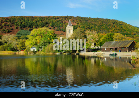 Port de Menteith sur le lac de Menteith, Ecosse Banque D'Images