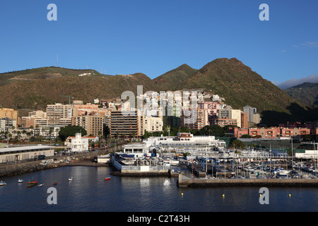 Le port de Santa Cruz de Tenerife, Îles Canaries Espagne Banque D'Images