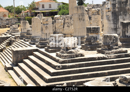 Temple d'Apollon - Didymes / Turquie Banque D'Images