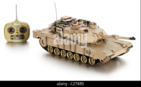 Télécommande jouet Tank Abrams sherman Banque D'Images