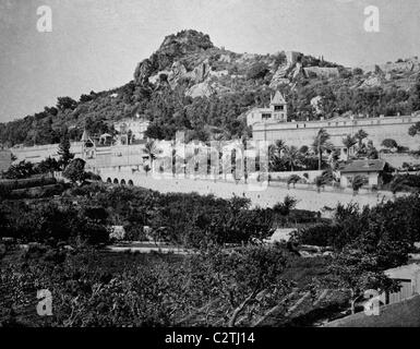 Autotype au début de Hyères, Provence-Alpes-Côte d'Azur, France, 1884, photo historique Banque D'Images