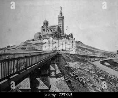 Début d'Autotype Marseille, Bouches-du-Rhône, France, photo historique, 1884 Banque D'Images