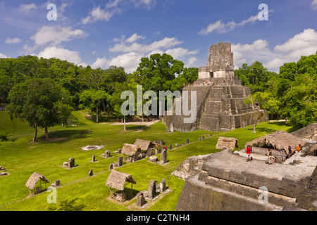 Tikal Guatemala Banque D'Images