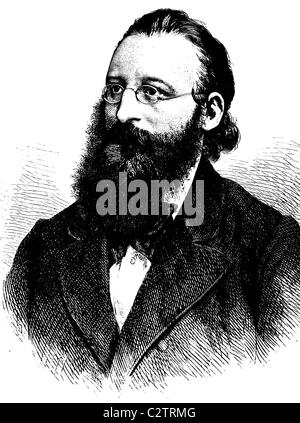 Ludwig Anzengruber, 1839-1889, l'écrivain autrichien, illustration historique, vers 1886 Banque D'Images