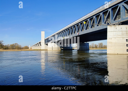 Trogbruecke - Magdeburg Magdebourg Water Bridge 09 Banque D'Images