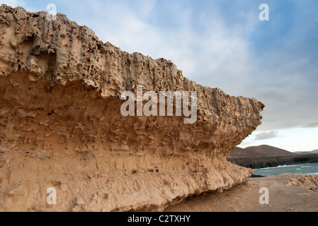 Des formations de roche géologique à Ajuy fuerteventura canaries Banque D'Images