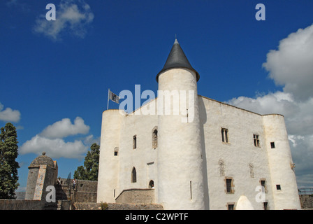 Le château de Noirmoutier-en-île sur l'Atlantique Français île de Noirmoutier en Vendée, Pays de la Loire. Banque D'Images