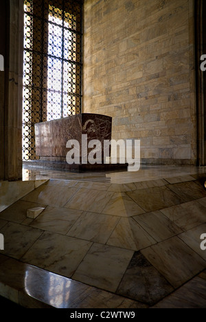 Turquie Ankara Anitkabir Hall d'honneur au mausolée de Mustafa Kemal Ataturk fondateur et premier président de la République de Turquie. Banque D'Images