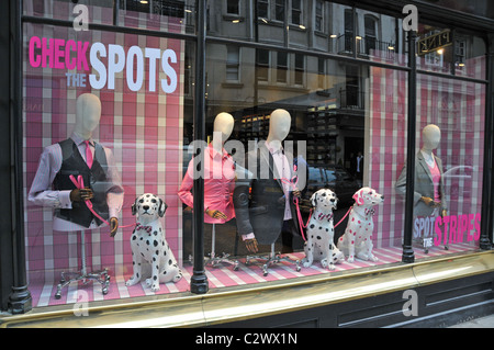 Rose Thomas Jermyn Street store gentleman's shirts vêtements de style traditionnel Banque D'Images