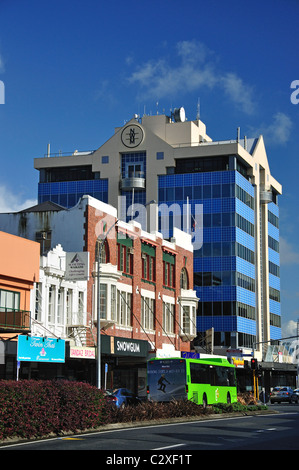 Victoria Street, Hamilton, de la région de Waikato, Nouvelle-Zélande, île du Nord Banque D'Images