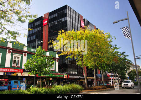 Hamilton Westpac Banking Centre, Victoria Street, Hamilton, de la région de Waikato, Nouvelle-Zélande, île du Nord Banque D'Images