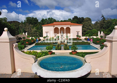 Jardin de la Renaissance italienne, jardins de Hamilton, Hamilton, de la région de Waikato, Nouvelle-Zélande, île du Nord Banque D'Images