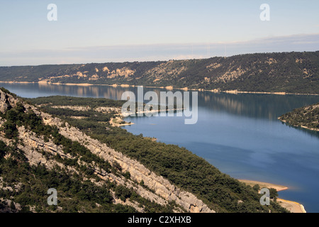 Lac de Sainte Croix, Haute Provence, France Banque D'Images