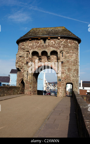 Monnow Bridge, Monmouth, Wales, UK Banque D'Images