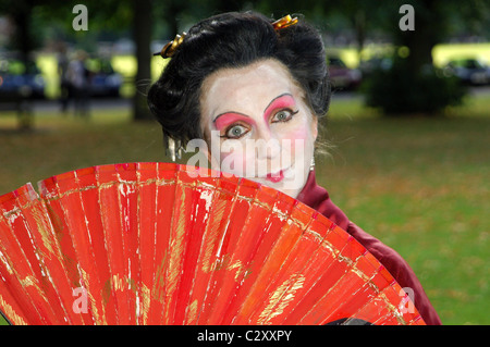 Nichola McAuliffe lancement presse "Le Mikado" au Richmond Theatre London, England - 07.08.08 Vince Maher/ Banque D'Images