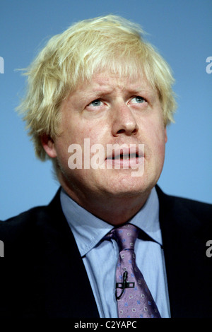 BORIS JOHNSON, maire de Londres 04 octobre 2010 L'ICC BIRMINGHAM ENGLAND Banque D'Images