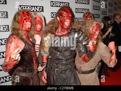 Turisas Kerrang ! Awards 2008 à la Brasserie des arrivées - Londres, Angleterre - 21.08.08 Banque D'Images