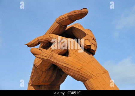 Le "Big Dance", (détail). Sculptures en plein air par Ray Lonsdale. Gretna Green, Dumfries et Galloway, Écosse, Royaume-Uni, Europe. Banque D'Images