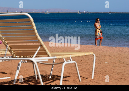 L'hôtel Hilton Dahab Resort, Sinaï, Égypte EG Banque D'Images