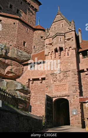 Château du Haut Koenigsbourg Orschwiller Alsace France Banque D'Images