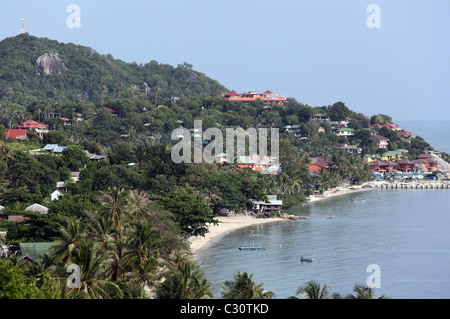 Haad Rin Nai sur la pointe sud-ouest de l'île. L'île de Phangan, Surat Thani, Thaïlande, Asie du Sud-Est, Asie Banque D'Images