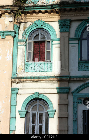 L'architecture coloniale, près de Chinatown. Banque D'Images