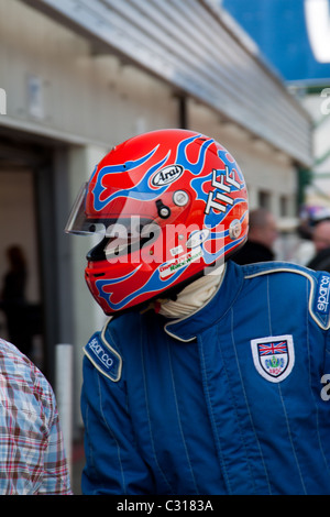 Tiff Needell pilote de course. Banque D'Images