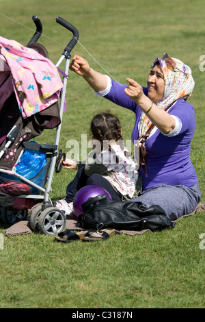 Streatham Park, kite jour. Banque D'Images