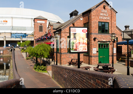 Le Malt House pub et restaurant à côté de l'EIN à Birmingham Banque D'Images