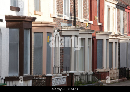 Abandonné dans la rue Liverpool, Merseyside Banque D'Images