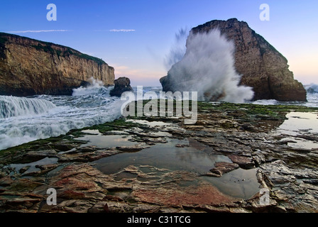 Spectaculaire vue sur l'aileron de requin Cove. Banque D'Images