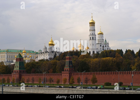 Voir au Moscow Kremlin de pont Moskvoretsky Bolchoï, Russie Banque D'Images